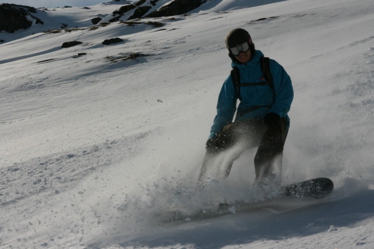 Heliski Riksgränsen 30 april 2009. Foto: Andreas Bengtsson